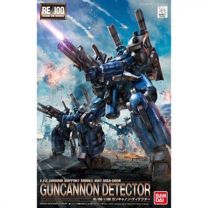 BANDAI RE/100 1/100 MOBILE SUIT GUNDAM UC - GUNCANNON DETECTOR Model Kit Figur (Gunpla)