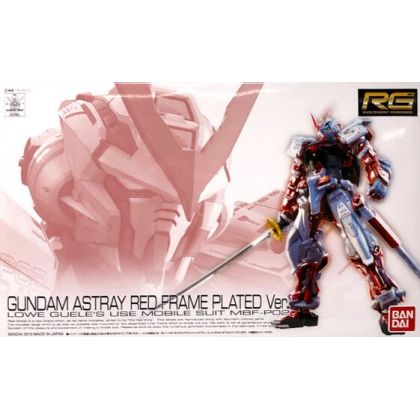 BANDAI MOBILE SUIT GUNDAM SEED ASTRAY - Real Grade RG GUNDAM ASTRAY RED FRAME (PLATED ver) Model Kit Figura (Gunpla)