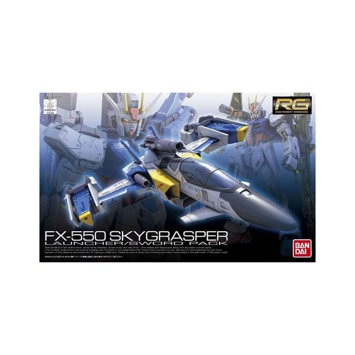 BANDAI MOBILE SUIT GUNDAM SEED - Real Grade RG SKYGRASPER LAUNCHER / SWORD PACK Model Kit Figur (Gunpla)