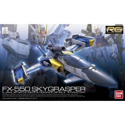 BANDAI MOBILE SUIT GUNDAM SEED - Real Grade RG SKYGRASPER LAUNCHER / SWORD PACK Model Kit Figur (Gunpla)