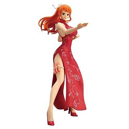 BANDAI Banpresto - One Piece - GLITTER＆GLAMOURS Nami Kung Fu Style Figur Normal Farbe