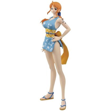 BANDAI Banpresto - One Piece - GLITTER＆GLAMOURS Figura Estilo Nami Wa no Kuni Color Normal