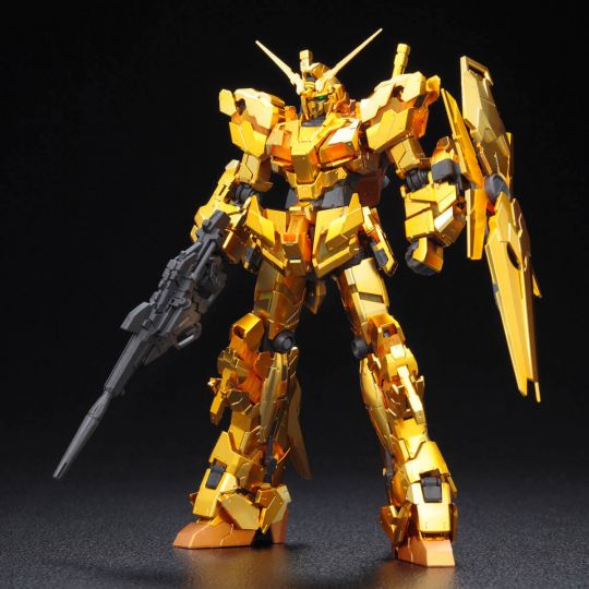 BANDAI MOBILE SUIT GUNDAM UC - Real Grade RG UNICORN GUNDAM (GOLD COATING) (GUNDAM BASE LIMITED) Model Kit Figur (Gunpla)