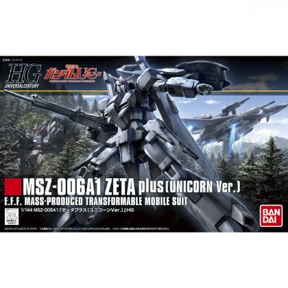 BANDAI Mobile Suit Gundam UC - HGUC High Grade ZETA Plus (UNICORN VER.) Model Kit Figur (Gunpla)