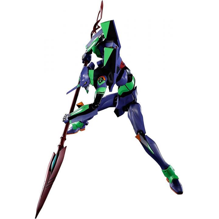 BANDAI - DYNACTION Rebuild of Evangelion - Evangelion EVA-01 + Cassius Spear (Renewal Color Edition)