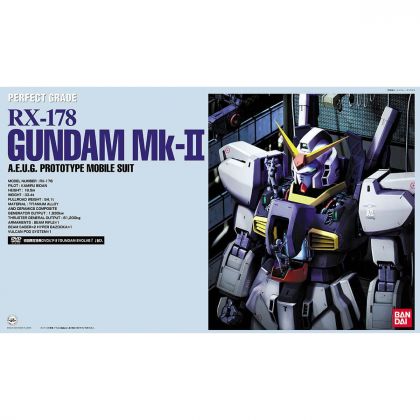 BANDAI PG Mobile Suit Z Gundam - Perfect Grade GUNDAM Mk-II (A.E.U.G) Model Kit Figur (Gunpla)