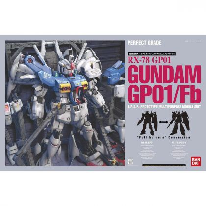 BANDAI PG Mobile Suit Gundam 0083 STARDUST MEMORY - Perfect Grade GUNDAM GP01/FB Model Kit Figur (Gunpla)