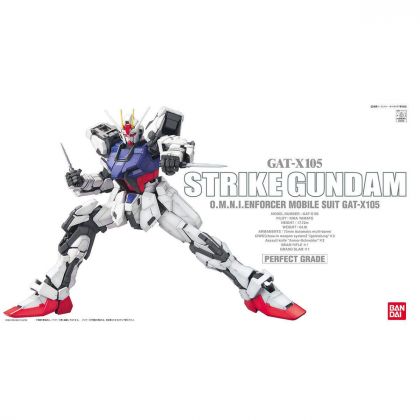 BANDAI PG Mobile Suit Gundam SEED - Perfect Grade STRIKE GUNDAM Model Kit Figur (Gunpla)