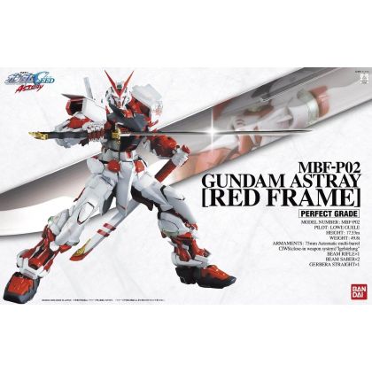 BANDAI PG Mobile Suit Gundam SEED ASTRAY - Perfect Grade GUNDAM ASTRAY RED FRAME Model Kit Figura (Gunpla)