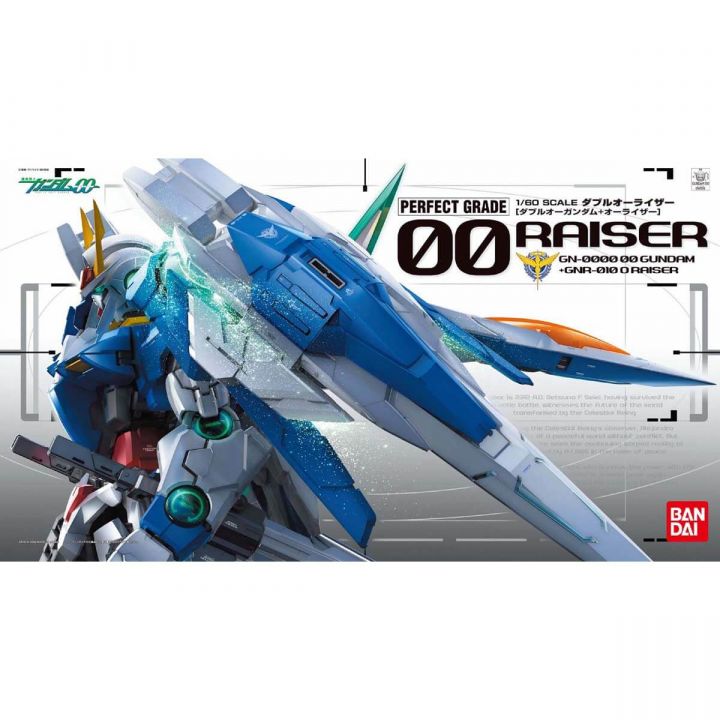 BANDAI PG Mobile Suit Gundam 00 - Perfect Grade 00 RAISER Model Kit Figura (Gunpla)