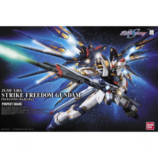 BANDAI PG Mobile Suit Gundam SEED DESTINY - Perfect Grade STRIKE FREEDOM GUNDAM Model Kit Figura (Gunpla)