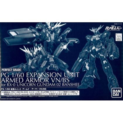 BANDAI PG Mobile Suit Gundam UC - Perfect Grade EXPANSION UNIT ARMED ARMOR VN/BS Model Kit Figure (Gunpla)