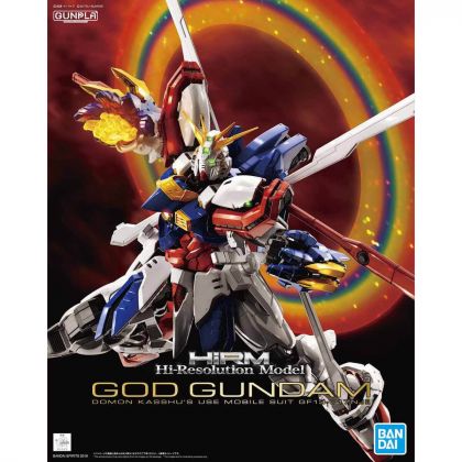 BANDAI Hi-Resolution Model 1/100 MOBILE FIGHTER G GUNDAM - GOD GUNDAM Model Kit Figure(Gunpla)