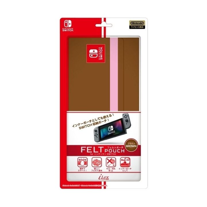 FLET Pochette marron NINTENDO SWITCH