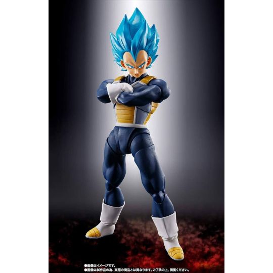 BANDAI S.H.Figuarts Dragon Ball - Super Saiyan God Super Saiyan Vegeta Figure