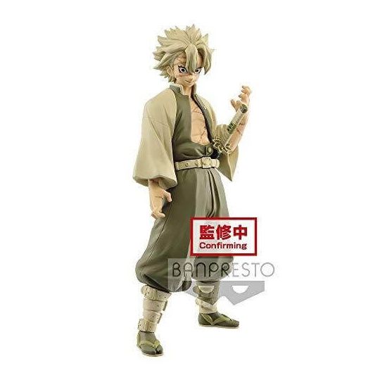 BANDAI Banpresto - Demon Slayer (Kimetsu no Yaiba) -Kizuna no Sou- vol.15 Sanemi Shinazugawa (Sepia Color) Figure