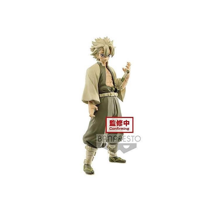 BANDAI Banpresto - Demon Slayer (Kimetsu no Yaiba) -Kizuna no Sou- vol.15 Sanemi Shinazugawa (Sepia Color) Figure