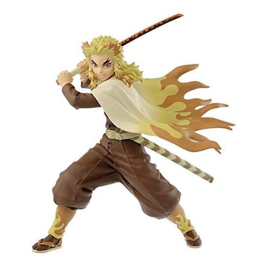 BANDAI Banpresto - Demon Slayer (Kimetsu no Yaiba) VIBRATION STARS Kyōjurō Rengoku (Sepia Color) Figure