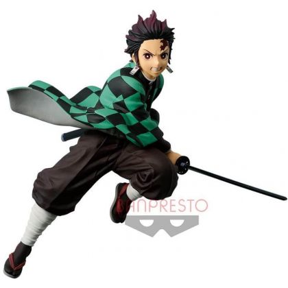 BANDAI Banpresto - Demon Slayer (Kimetsu no Yaiba) VIBRATION STARS Tanjiro Kamado Figure