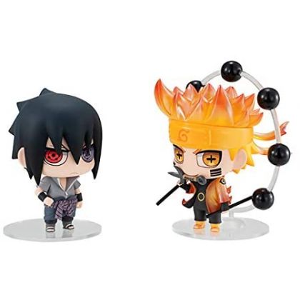 MegaHouse -NARUTO Shippuden- Chimimega Buddy Series Uzumaki Naruto & Uchiha Sasuke Ninkai Taisen Set Figure