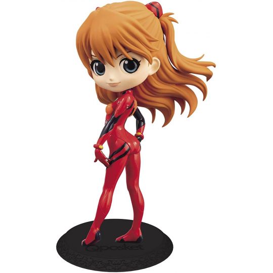 Sega - Rebuild of Evangelion Q posket Asuka Langley Shikinami Plugsuit Style Special Color Figure