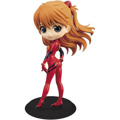 Sega - Rebuild of Evangelion Q posket Asuka Langley Shikinami Plugsuit Style Special Color Figure