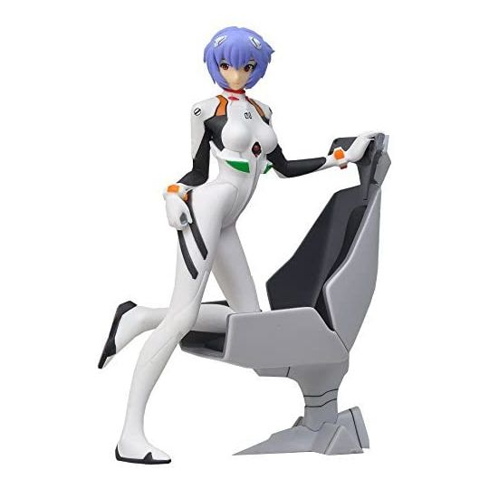 Sega - Rebuild of Evangelion Premium Figure Girl with Chair Rei Ayanami Figure