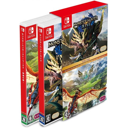 CAPCOM - Monster Hunter Rise e Monster Hunter Stories 2: Wings of Ruin PACK per Nintendo Switch