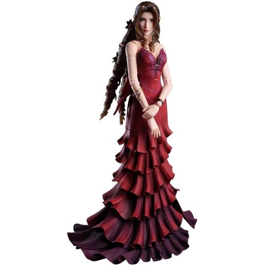 SQUARE ENIX - Final Fantasy VII REMAKE Play Arts Kai - Figurine d'Aerith Gainsborough Dress Version