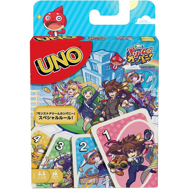 MATTEL - Jeu de Cartes UNO Monster Dream Company GDJ91