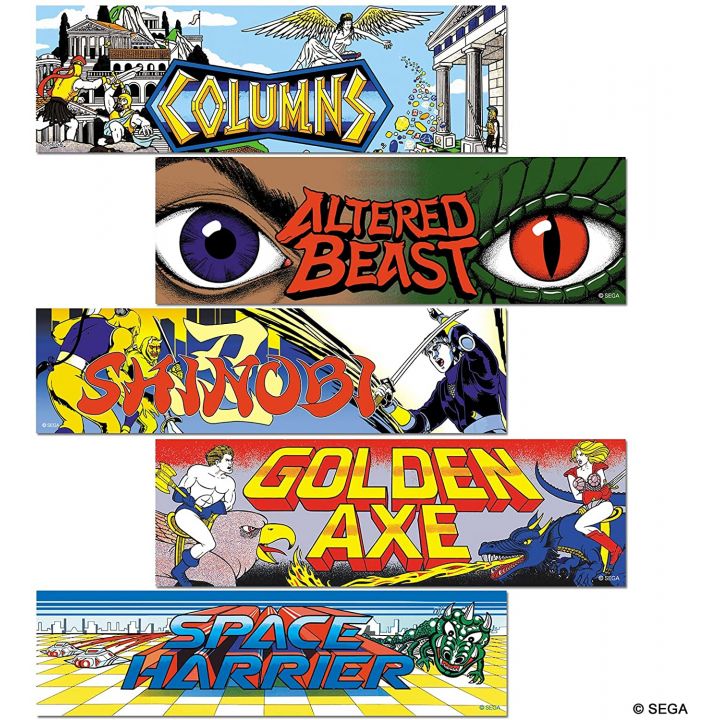 SEGA Arcade MARK'E Sticker Collection