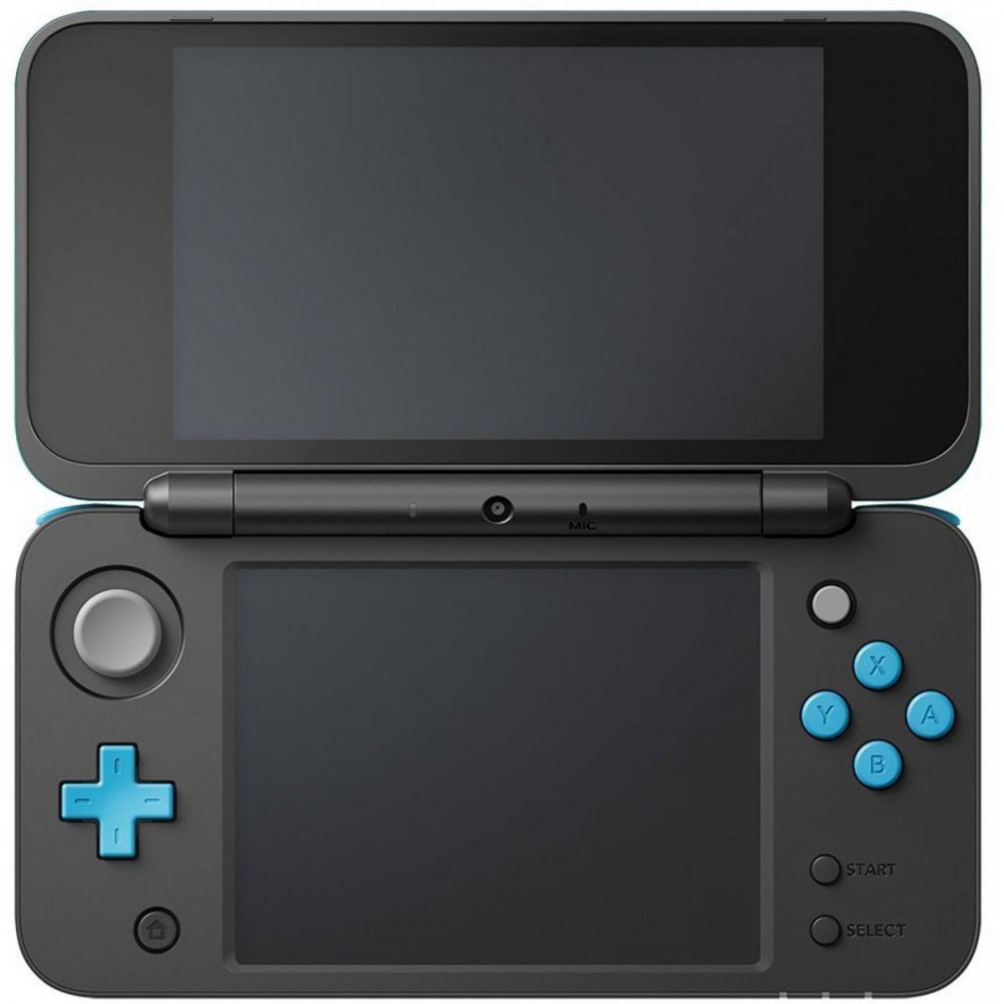 New Nintendo 2ds Ll Black X Turquoise