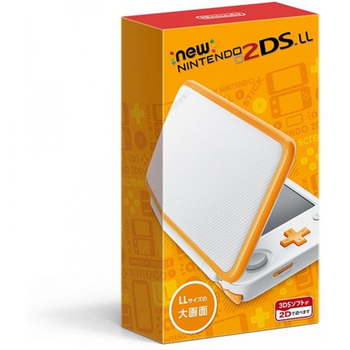 New Nintendo 2ds Ll White X Orange