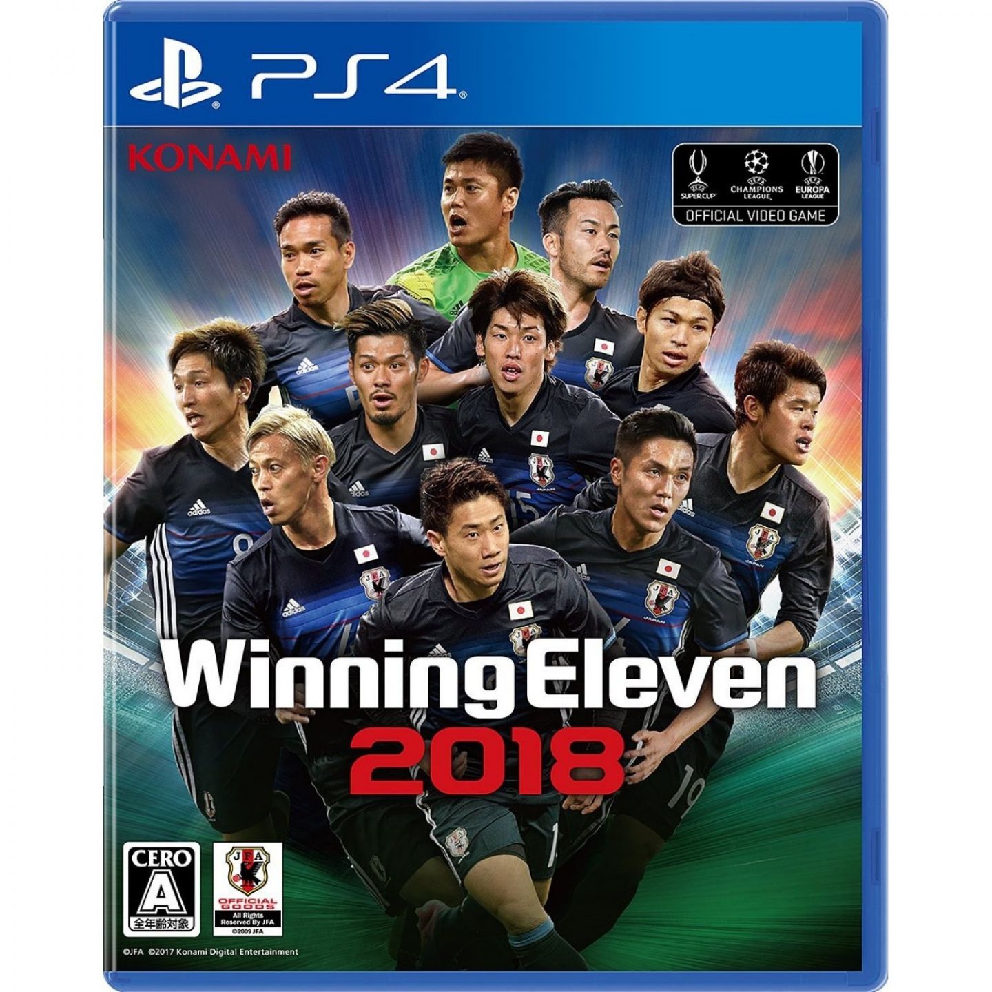 Konami PES Soccer Winning Eleven 2018 SONY PS4 PLAYSTATION 4