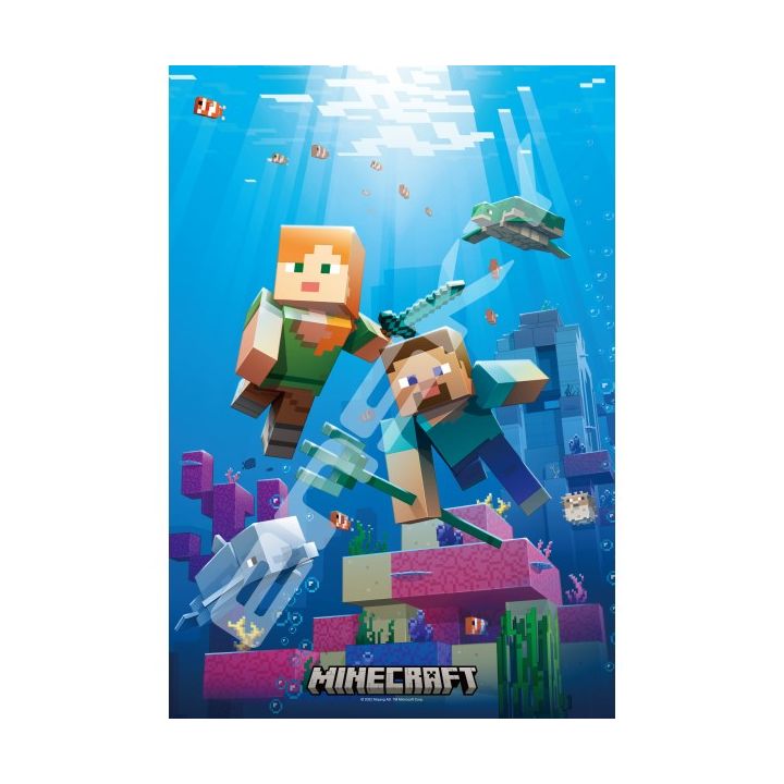 ENSKY - MINECRAFT Aquatic - Art Crystal Jigsaw Puzzle 300 pièces 300-AC052