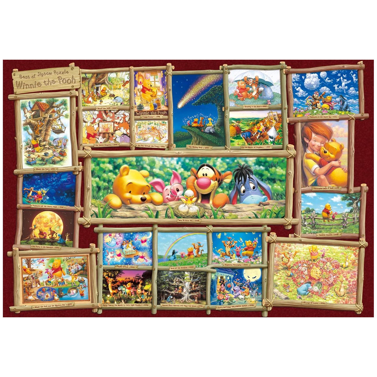 TENYO - DISNEY Winnie the Pooh - 2000 Piece Jigsaw Puzzle DG-2000-529
