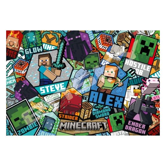 ENSKY - MINECRAFT Emblem Collection - 300 Piece Jigsaw Puzzle 300-1791