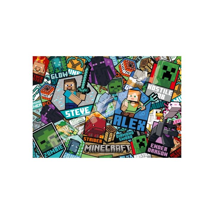 ENSKY - MINECRAFT Emblem Collection - 300 Piece Jigsaw Puzzle 300-1791