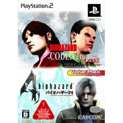 Capcom - BioHazard Code: Veronica + Biohazard 4 (Value Pack) For Playstation 2