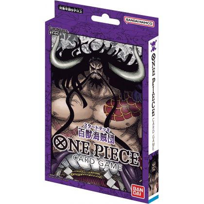 BANDAI - Gioco di carte ONE PIECE - Mazzo iniziale Hyakuju Kaizoku (ST-04)