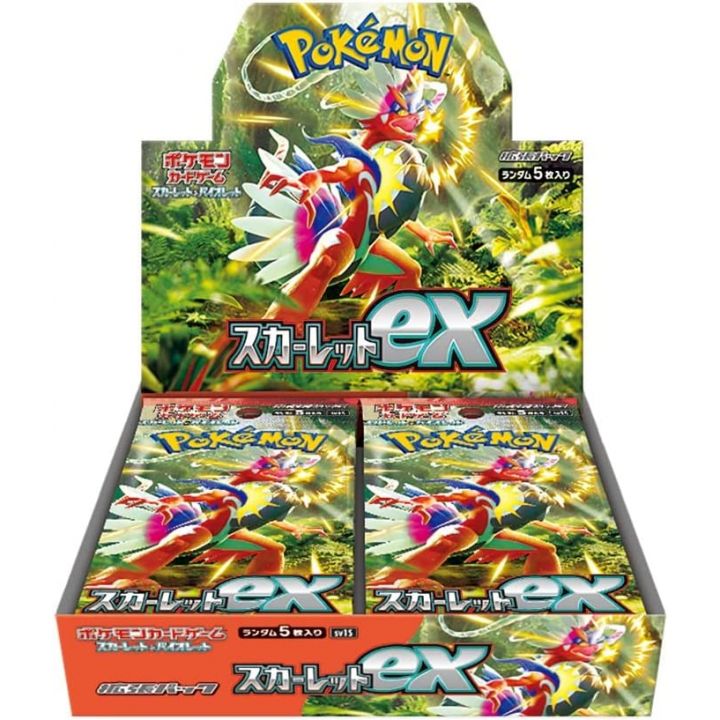 Pokemon - Juego de Cartas Pokemon Escarlata y Violeta Pack de Expansión Escarlata ex Caja