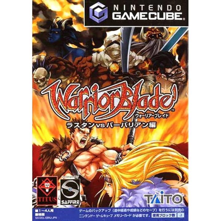 Taito - Warrior Blade: Rastan vs. Barbarian for NINTENDO GameCube