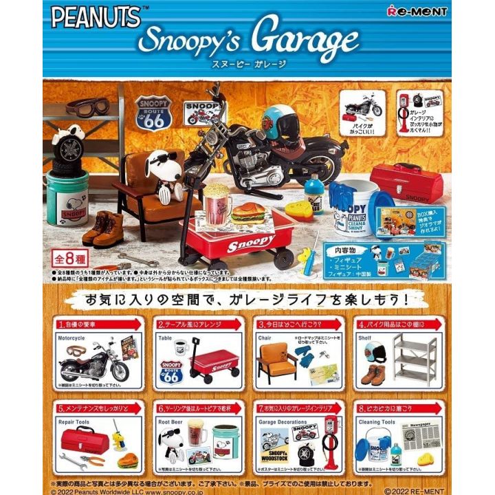 Re-ment - "Peanuts" Snoopy's Garage