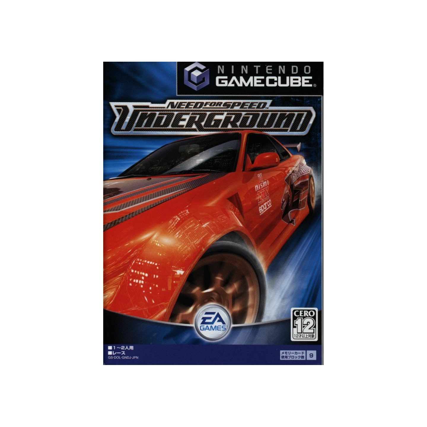 Electronic Arts - Need For Speed Underground Pour NINTENDO GameCube