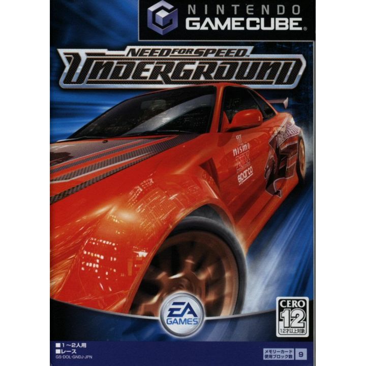 Electronic Arts - Need for Speed Underground for NINTENDO GameCube