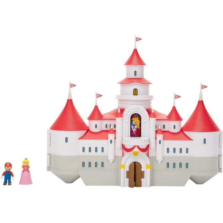 Jakks - The Super Mario Brothers Movie DX Playset Peach Castle