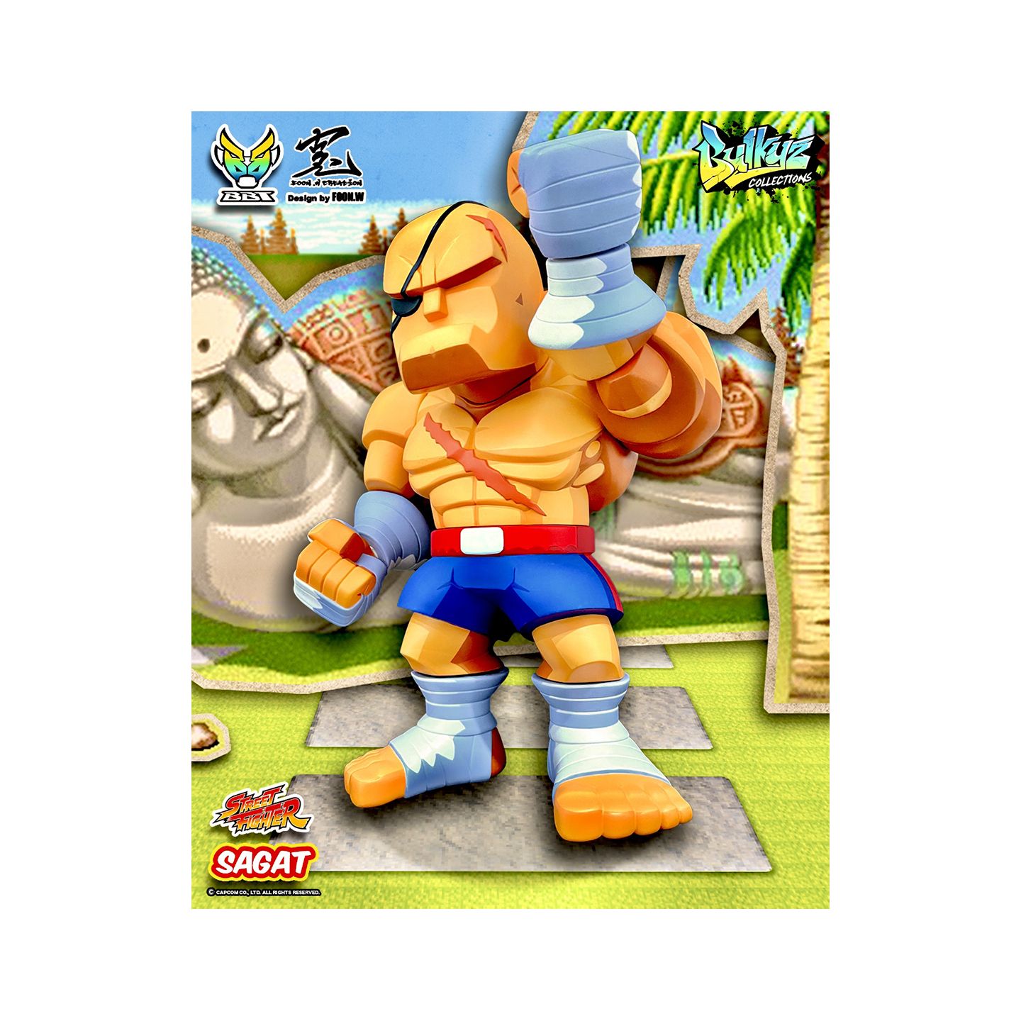 Street Fighter Bulkyz Collections Sagat | BigBoysToys | Japanzon.com