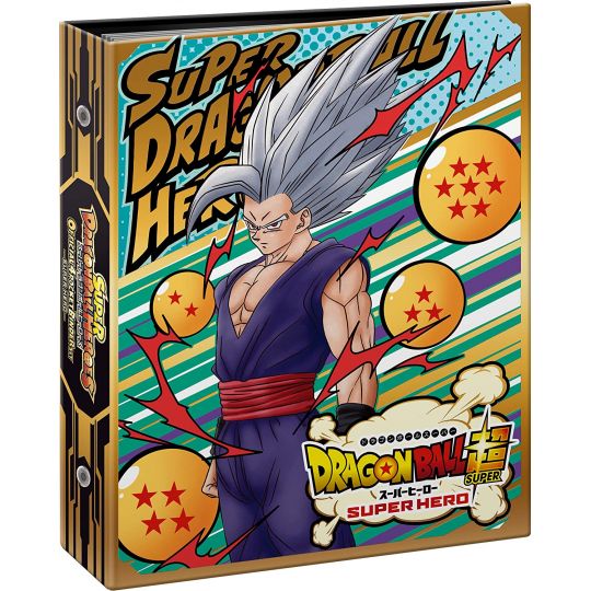 Bandai - Set di raccoglitori ufficiali a 4 tasche di Super Dragon Ball Heroes - Super Hero