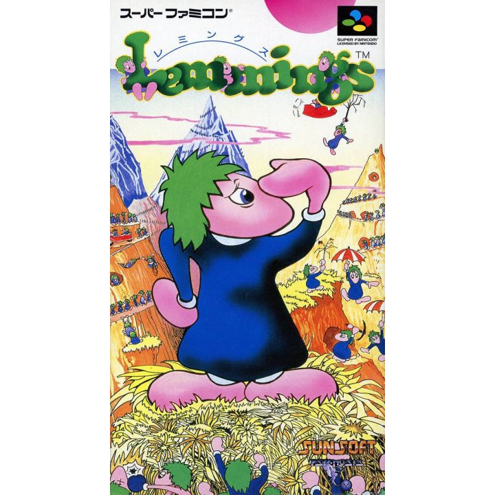 Sunsoft - Lemmings para Nintendo Super Famicom