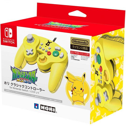 Mando clásico Hori Pikachu para Nintendo Switch